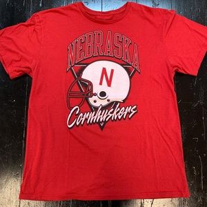 Adidas Nebraska Cornhuskers Helmet T-Shirt